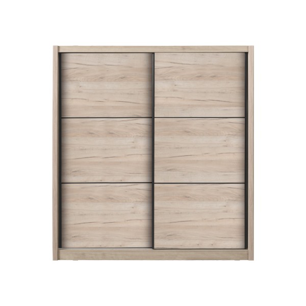 ΝΤΟΥΛΑΠΑ NAVARA 215 GREY OAK 213x60x215,5εκ
