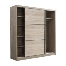 ΝΤΟΥΛΑΠΑ NAVARA 215 GREY OAK 213x60x215,5εκ