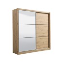 ΝΤΟΥΛΑΠΑ NAVARA ΜΕ ΚΑΘΡΕΦΤΗ 215 OG ARTISAN OAK 213x60x215,5εκ