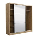 ΝΤΟΥΛΑΠΑ NAVARA ΜΕ ΚΑΘΡΕΦΤΗ 215 OG ARTISAN OAK 213x60x215,5εκ