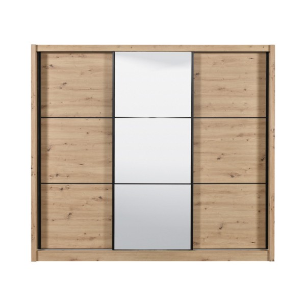 ΝΤΟΥΛΑΠΑ NAVARA ΜΕ ΚΑΘΡΕΦΤΗ 245 OG ARTISAN OAK 242x60x215,5εκ