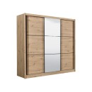 ΝΤΟΥΛΑΠΑ NAVARA ΜΕ ΚΑΘΡΕΦΤΗ 245 OG ARTISAN OAK 242x60x215,5εκ