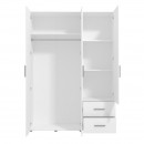 ΝΤΟΥΛΑΠΑ PARNAS 3K2F ΛΕΥΚΟ 149x54x208εκ