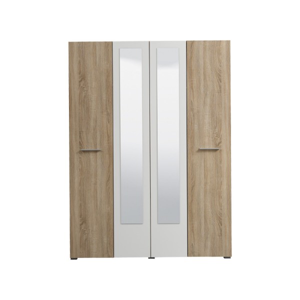 ΝΤΟΥΛΑΠΑ RITMO ΜΕ ΚΑΘΡΕΦΤΗ 4Κ2Ο SONOMA 148.5x52x200εκ
