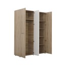 ΝΤΟΥΛΑΠΑ RITMO ΜΕ ΚΑΘΡΕΦΤΗ 4Κ2Ο SONOMA 148.5x52x200εκ