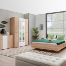 ΝΤΟΥΛΑΠΑ RITMO ΜΕ ΚΑΘΡΕΦΤΗ 4Κ2Ο SONOMA 148.5x52x200εκ