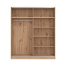 ΝΤΟΥΛΑΠΑ SARDINIA 180 OG ARTISAN OAK / ΜΑΥΡΟ 179x62.5x210εκ