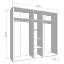 ΝΤΟΥΛΑΠΑ SERDICA 5K1O h211 CASHMERE ΧΡΩΜΑ 225x57x211εκ