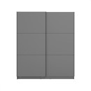 ΝΤΟΥΛΑΠΑ SIERRA 180 ΓΚΡΙ 180x62.5x210εκ