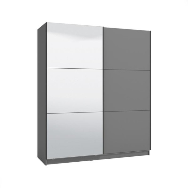 ΝΤΟΥΛΑΠΑ SIERRA 180 ΜΕ ΚΑΘΡΕΦΤΗ ΓΚΡΙ 180x62.5x210εκ