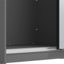 ΝΤΟΥΛΑΠΑ SIERRA 180 ΜΕ ΚΑΘΡΕΦΤΗ ΓΚΡΙ 180x62.5x210εκ