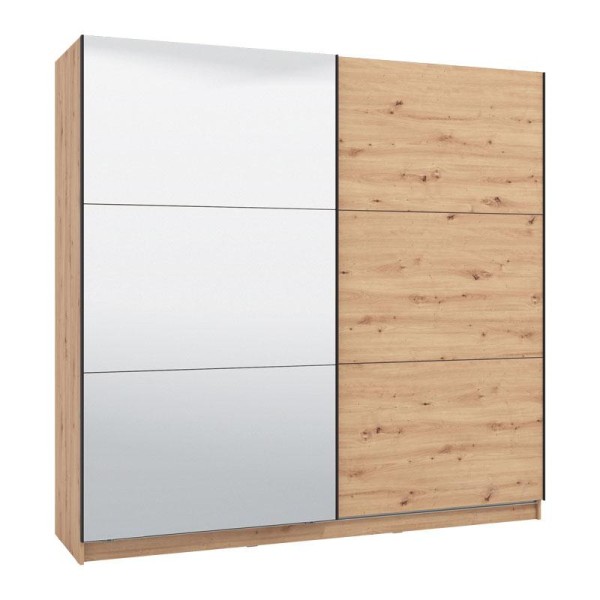 ΝΤΟΥΛΑΠΑ SIERRA 220 ΜΕ ΚΑΘΡΕΦΤΗ ARTISAN OAK 217x62.5x210εκ