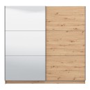 ΝΤΟΥΛΑΠΑ SIERRA 220 ΜΕ ΚΑΘΡΕΦΤΗ ARTISAN OAK 217x62.5x210εκ