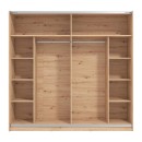 ΝΤΟΥΛΑΠΑ SIERRA 220 ΜΕ ΚΑΘΡΕΦΤΗ ARTISAN OAK 217x62.5x210εκ