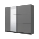 ΝΤΟΥΛΑΠΑ SIERRA 240 ΜΕ ΚΑΘΡΕΦΤΗ ΓΚΡΙ ΧΡΩΜΑ 236.5x62.5x210εκ