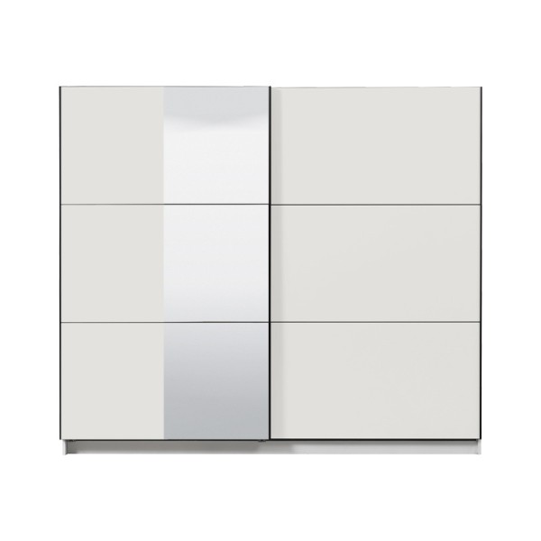ΝΤΟΥΛΑΠΑ SIERRA 240 ΜΕ ΚΑΘΡΕΦΤΗ ΛΕΥΚΟ ΧΡΩΜΑ 236.5x62.5x210εκ