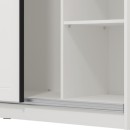 ΝΤΟΥΛΑΠΑ VALENCIA 220 ΛΕΥΚΟ-ARTISAN OAK-ΛΕΥΚΟ ΜΑΤ 220x62.5x214εκ