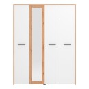 ΝΤΟΥΛΑΠΑ VARADERO 4K1O ARTISAN OAK-ΛΕΥΚΟ-ARTISAN OAK 157,5x53x203,5εκ