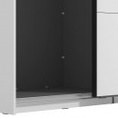 ΝΤΟΥΛΑΠΑ VEYMONT 150 OG h217 ΛΕΥΚΟ ΧΡΩΜΑ 146x61x218εκ