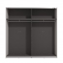 ΝΤΟΥΛΑΠΑ VEYMONT 220 OG h217 ΛΕΥΚΟ ΧΡΩΜΑ 220x61x218εκ