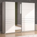 ΝΤΟΥΛΑΠΑ VEYMONT 245 OG h217 ΛΕΥΚΟ ΧΡΩΜΑ 245x61x218εκ