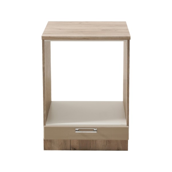 ΝΤΟΥΛΑΠΙ ΚΟΥΖΙΝΑΣ DIANA D60 UR GREY OAK-SAND ΓΥΑΛΙΣΤΕΡΟ FOIL 60x55x82εκ