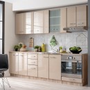 ΝΤΟΥΛΑΠΙ ΚΟΥΖΙΝΑΣ DIANA D60 UR GREY OAK-SAND ΓΥΑΛΙΣΤΕΡΟ FOIL 60x55x82εκ