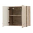 ΝΤΟΥΛΑΠΙ ΚΟΥΖΙΝΑΣ DIANA G60A GREY OAK-SAND ΓΥΑΛΙΣΤΕΡΟ FOIL 60x30x57εκ