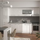 ΝΤΟΥΛΑΠΙ ΚΟΥΖΙΝΑΣ Diva BD 60 ΛΕΥΚΗ/ΛΕΥΚΗ ΛΑΚΑ 60x57,5x214,5εκ