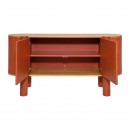 ΟΒΑΛ ΜΠΟΥΦΕΣ Fylliana Elington ΦΥΣΙΚΟ-ΠΟΡΤΟΚΑΛΙ 160x40x80εκ