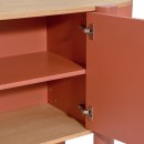 ΟΒΑΛ ΜΠΟΥΦΕΣ Fylliana Elington ΦΥΣΙΚΟ-ΠΟΡΤΟΚΑΛΙ 160x40x80εκ