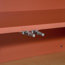 ΟΒΑΛ ΜΠΟΥΦΕΣ Fylliana Elington ΦΥΣΙΚΟ-ΠΟΡΤΟΚΑΛΙ 160x40x80εκ