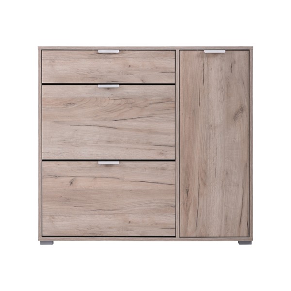 ΠΑΠΟΥΤΣΟΘΗΚΗ Arco 2 GREY OAK 102x33x94,5εκ