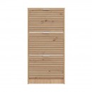 ΠΑΠΟΥΤΣΟΘΗΚΗ Base 13 ARTISAN OAK-ARTISAN OAK ΜΕ ΜΑΥΡΕΣ ΓΡΑΜΜΕΣ-ΜΑΥΡΟ 58x18x119εκ