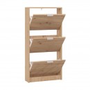 ΠΑΠΟΥΤΣΟΘΗΚΗ Base 13 ARTISAN OAK-ARTISAN OAK ΜΕ ΜΑΥΡΕΣ ΓΡΑΜΜΕΣ-ΜΑΥΡΟ 58x18x119εκ