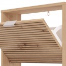 ΠΑΠΟΥΤΣΟΘΗΚΗ Base 13 ARTISAN OAK-ARTISAN OAK ΜΕ ΜΑΥΡΕΣ ΓΡΑΜΜΕΣ-ΜΑΥΡΟ 58x18x119εκ