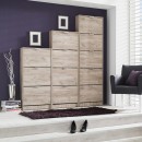 ΠΑΠΟΥΤΣΟΘΗΚΗ Base 13 GREY OAK 58x18x119εκ