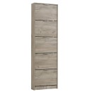 ΠΑΠΟΥΤΣΟΘΗΚΗ Base 15 GREY OAK 58x18x191,5εκ