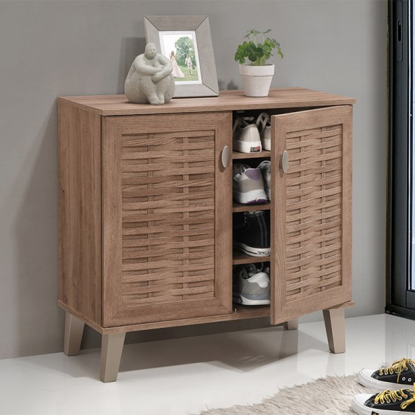ΠΑΠΟΥΤΣΟΘΗΚΗ Fylliana FP-01C PACIFIC OAK ΜΕ 4 ΡΑΦΙΑ 75x36,8x74,5εκ