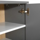 ΠΑΠΟΥΤΣΟΘΗΚΗ Fylliana Shoerack ΓΚΡΙ ΧΡΩΜΑ 69x34x85εκ