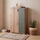 ΠΑΠΟΥΤΣΟΘΗΚΗ Fylliana Valenor NATURAL CANELLA OAK-ΛΑΔΙ ΧΡΩΜΑ 69x34x120εκ