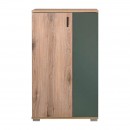 ΠΑΠΟΥΤΣΟΘΗΚΗ Fylliana Valenor NATURAL CANELLA OAK-ΛΑΔΙ ΧΡΩΜΑ 69x34x120εκ