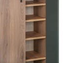 ΠΑΠΟΥΤΣΟΘΗΚΗ Fylliana Valenor NATURAL CANELLA OAK-ΛΑΔΙ ΧΡΩΜΑ 69x34x120εκ