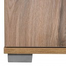 ΠΑΠΟΥΤΣΟΘΗΚΗ Fylliana Valenor NATURAL CANELLA OAK-ΛΑΔΙ ΧΡΩΜΑ 69x34x120εκ