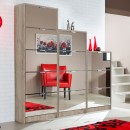 ΠΑΠΟΥΤΣΟΘΗΚΗ Hugo 23 Sonoma ΜΕ ΚΑΘΡΕΦΤΗ 67x28x119εκ