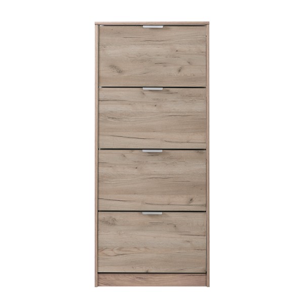 ΠΑΠΟΥΤΣΟΘΗΚΗ Hugo 24 Grey Oak 67x28x155εκ