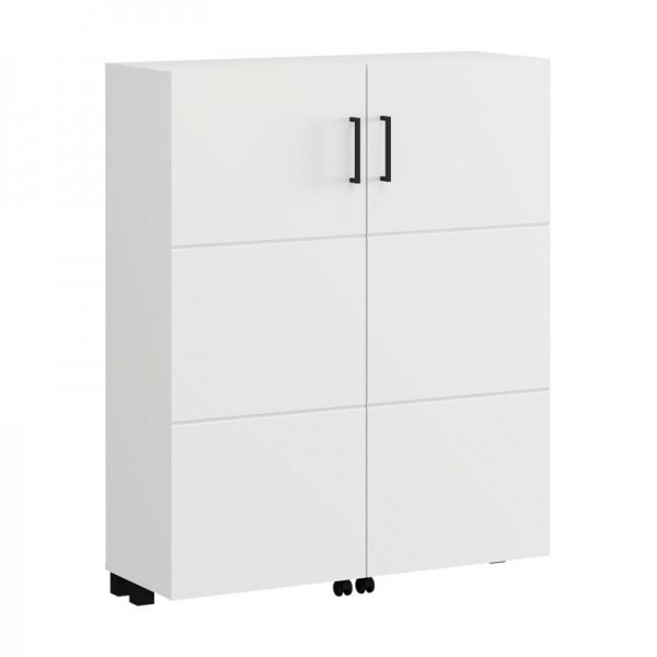 ΠΑΠΟΥΤΣΟΘΗΚΗ ISLAY 91 2K h113 ΛΕΥΚΟ ΧΡΩΜΑ 92x33x113εκ