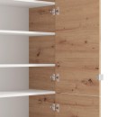 ΠΑΠΟΥΤΣΟΘΗΚΗ ΜΕ ΚΑΘΡΕΦΤΗ MENORCA 2K 2OG ARTISAN OAK 89,5x37,5x199εκ