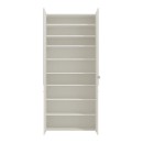 ΠΑΠΟΥΤΣΟΘΗΚΗ ΜΕ ΚΑΘΡΕΦΤΗ MENORCA 2K 2OG ΛΕΥΚΟ HIGH GLOSS 89,5x37,5x199εκ