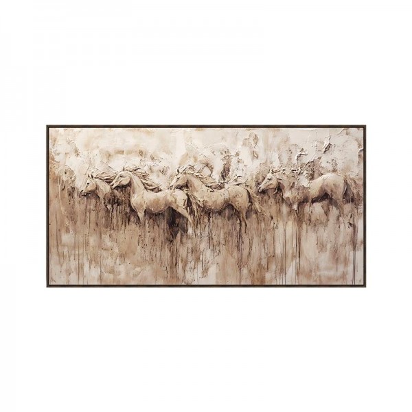 ΠΙΝΑΚΑΣ ΣΕ ΚΑΜΒΑ Fylliana FL50272 ΜΠΕΖ-ΚΑΦΕ-ΧΡΥΣΟ ΧΡΩΜΑ 140x4x70εκ